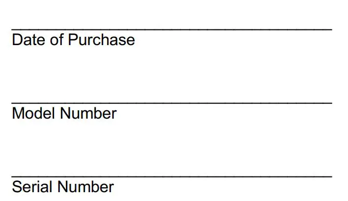 MAXXIMUM Refrigerator MAXBC52SD - Please write these numbers here