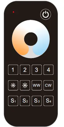 SKYDANCE RT2 8 Zones Color Temperature Remote Control 13