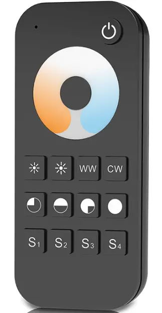 SKYDANCE RT2 8 Zones Color Temperature Remote Control PRODUCT