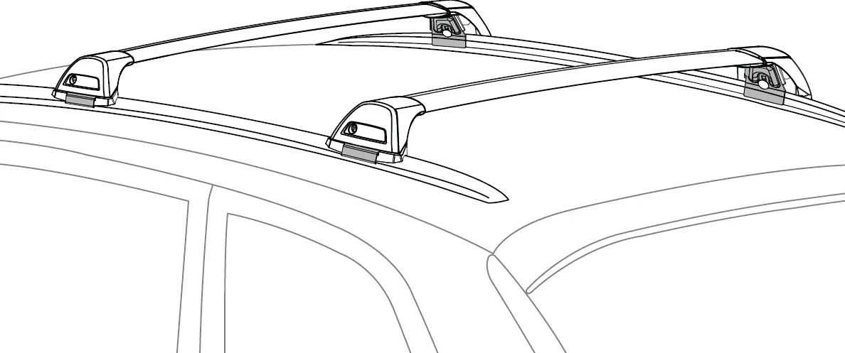 YAKIMA K1204 Roof Bars Package