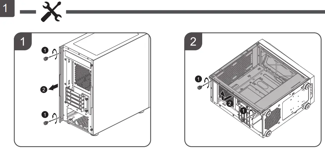 COOLER MASTER CMP 320L Mini-Tower Negro M-ATX PC Case - 3
