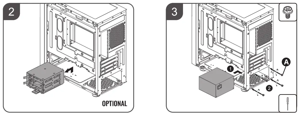 COOLER MASTER CMP 320L Mini-Tower Negro M-ATX PC Case - 6
