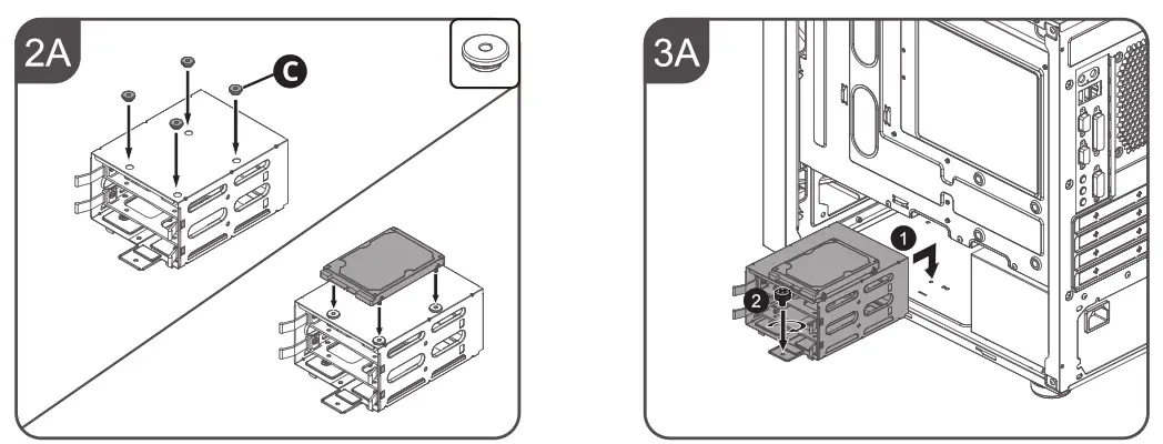 COOLER MASTER CMP 320L Mini-Tower Negro M-ATX PC Case - 9