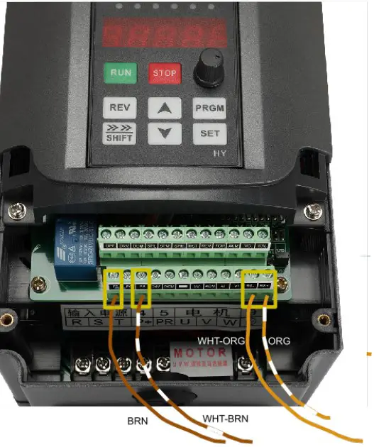 VFD Wiring For RS485