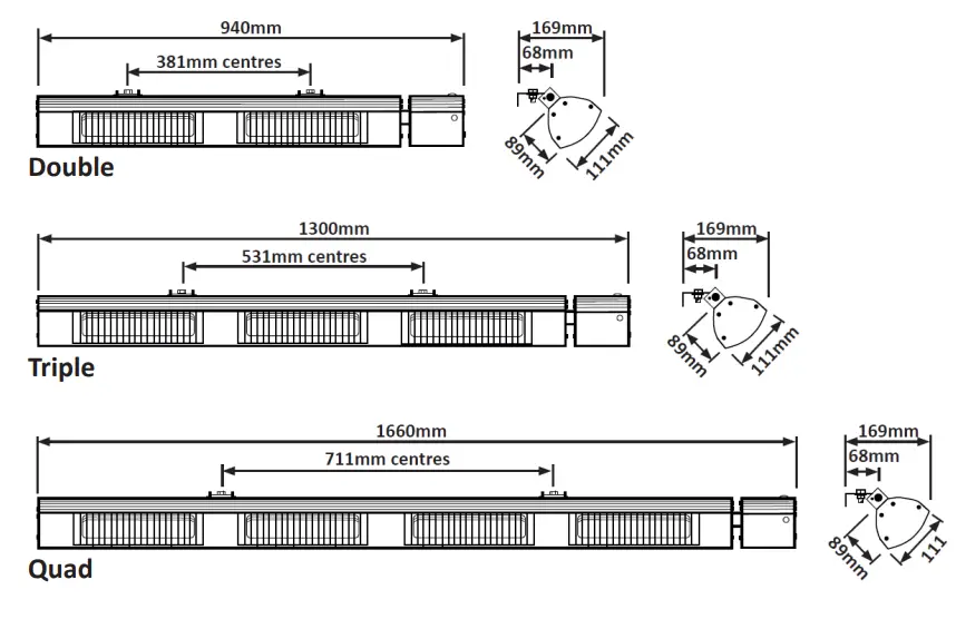 Space Ray Eclipse Electric Zero Glow Ceramic Infrared Heater-fig1