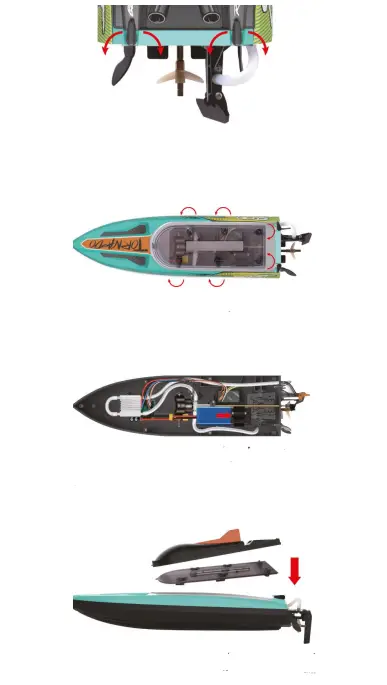 AMEWi 26095 Tornado High Speed Boot brushless 450mm-FIG18