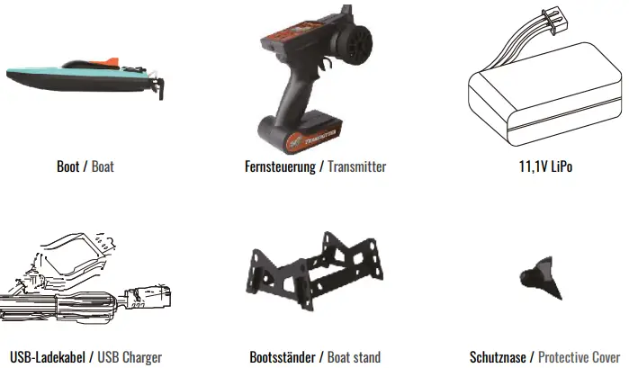AMEWi 26095 Tornado High Speed Boot brushless 450mm-FIG3
