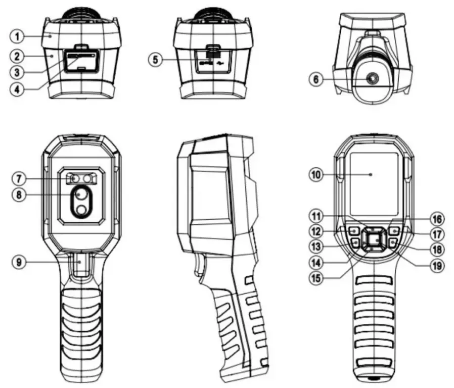 UNI-T UTi720A Professional Thermal Imager - fig 1