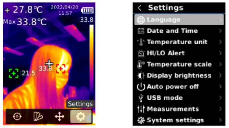 UNI-T UTi720A Professional Thermal Imager - fig 6