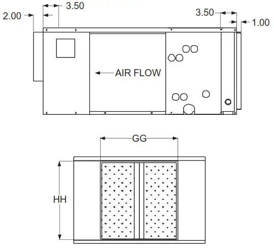 first Co SHW SERIES Hydronic 2 20 Tons Horizontal Chilled Water - Figure 8