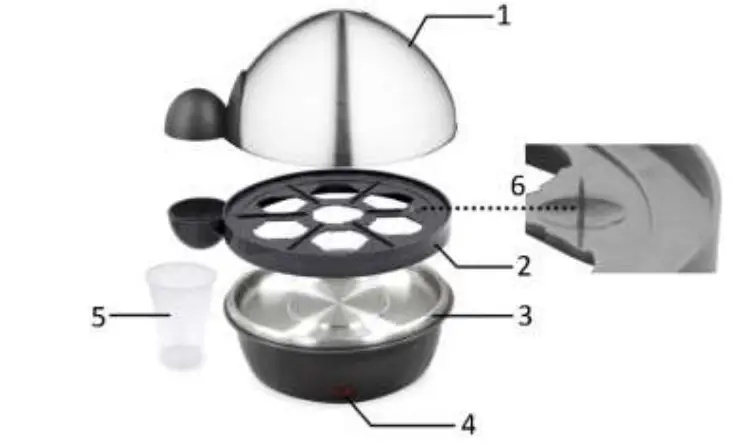 emerio EB-07004 Egg Boiler - Figure 1