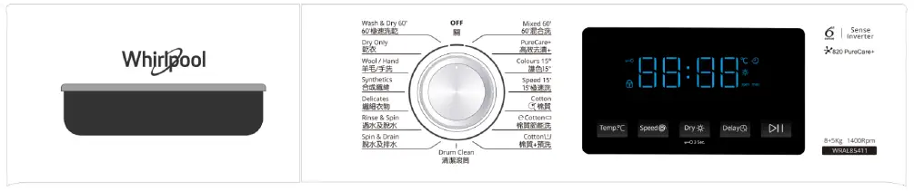 Whirlpool-WRAL85411-Front-Load-Washer-Dryer-fig-6