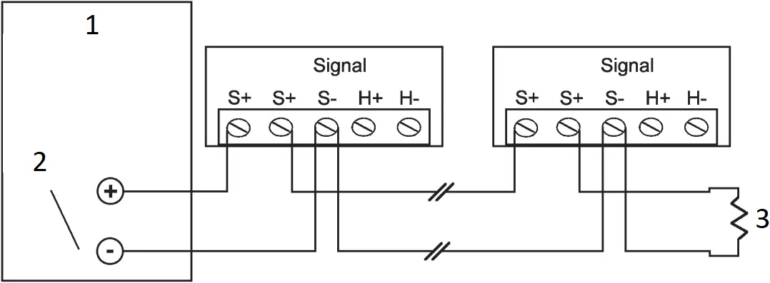 POTTER CCHS-24 Series - Wiring Diagram 1