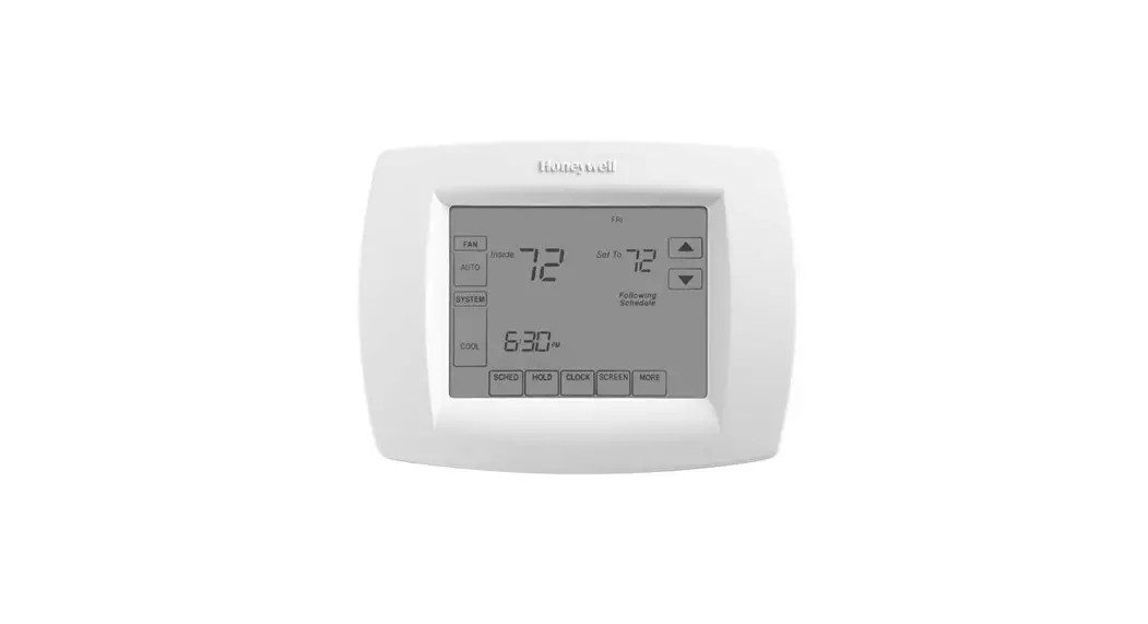 Honeywell Visionpro Th8000 Series Touchscreen Programmable Thermostat Instruction Manual