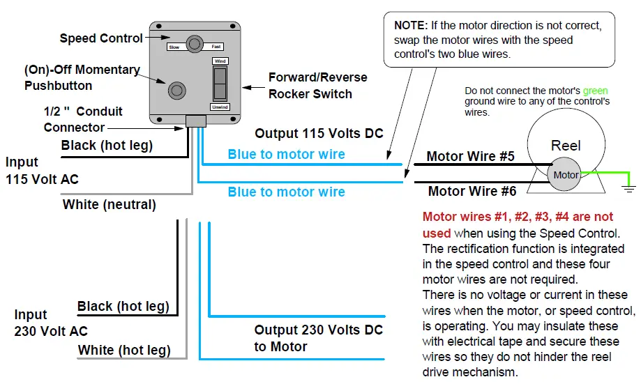 REELCRAFT-600873-Push-Button-Switch-with-Speed-Control-fig-1
