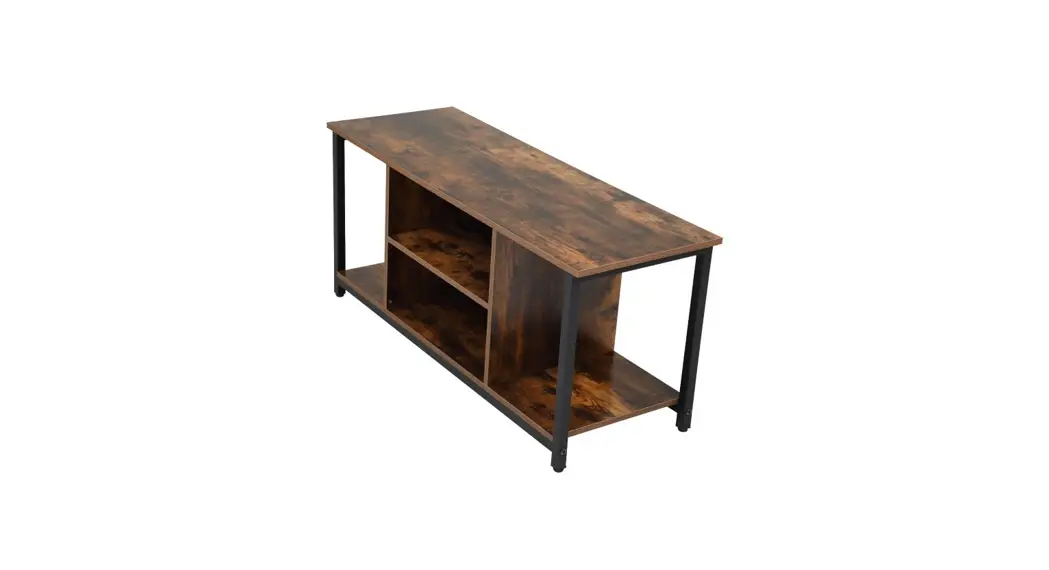 Jaxpety Hg61m0931 Retro Solid Wood And Metal Tv Shelf Stand User Manual