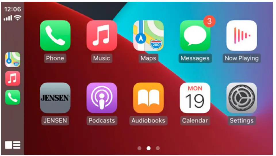 JENSEN Media Receiver with Android Auto -fig m