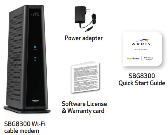 ARRIS SBG8300 Wi-Fi Cable Modem - FIGURE 1