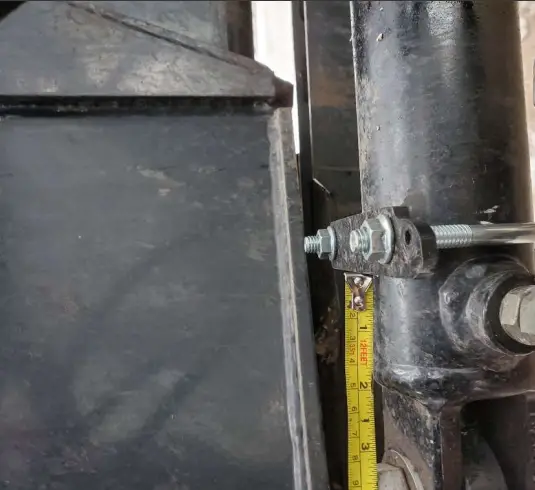 Wheel angle sensor installation