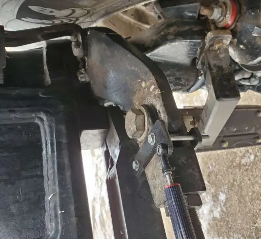 Wheel angle sensor installation