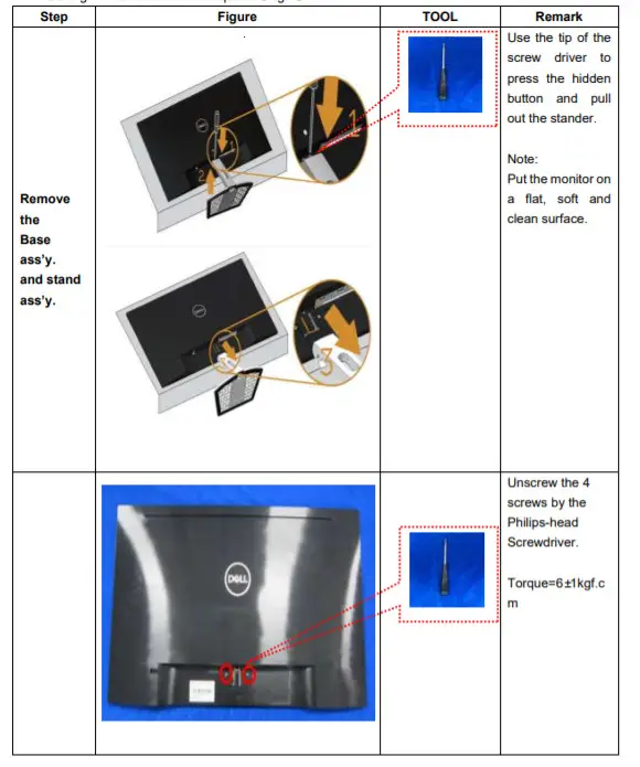 Dell S2319H Monitor Teardown -FIGURE 1