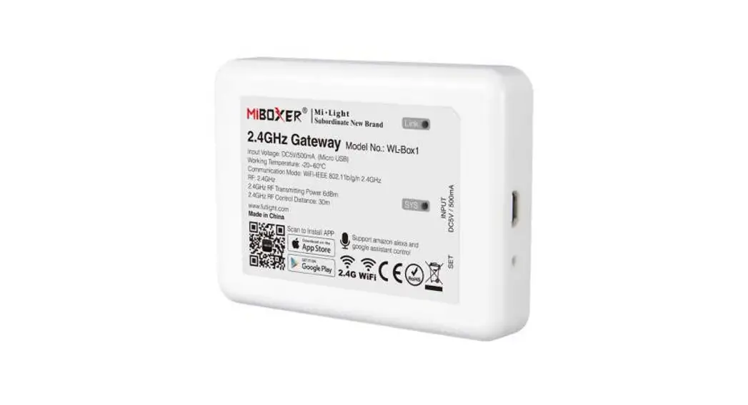 Miboxer 2.4ghz Gateway Wl-box1 Instruction Manual