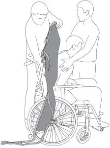 Sitting position - Sling application