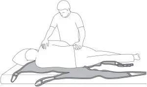 Lying position - Removing the sling