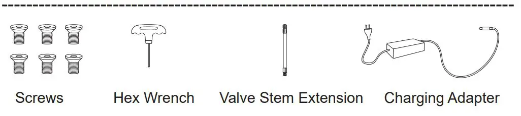KINGSONG KS-X1 MAX Motor Foldable Adult Electric Scooter - Accessories