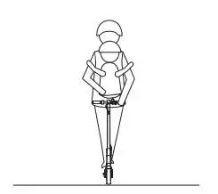 KINGSONG KS-X1 MAX Motor Foldable Adult Electric Scooter - Do not hold a child during riding