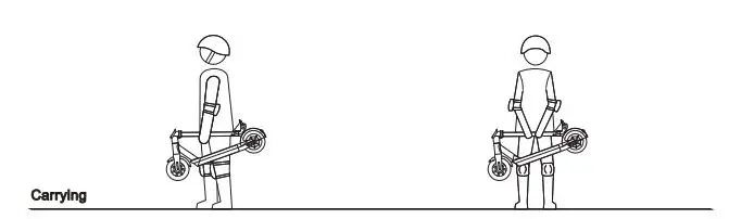 KINGSONG KS-X1 MAX Motor Foldable Adult Electric Scooter - Make sure that the scooter's turned off