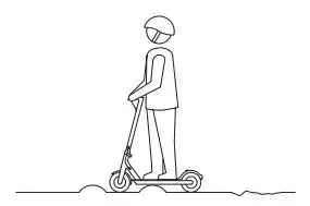 KINGSONG KS-X1 MAX Motor Foldable Adult Electric Scooter - Ride slowly in special cases