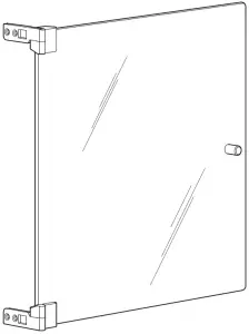IKEA 304.289.01 EKET Glass Door----ICON