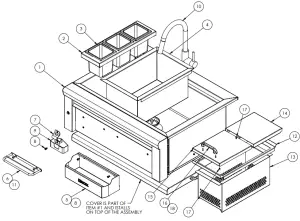 LYNX LCS30 Built-In Cocktail Station - VIEW PARTS