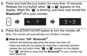 Turning “OFF” Bluetooth