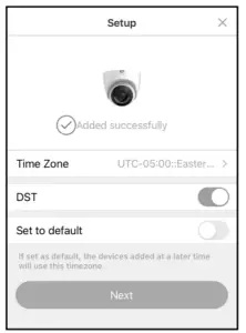 NAPCO ISV2 DOME WIFI HD Indoor Outdoor 720p Mini Dome - QR code located 11