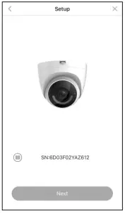 NAPCO ISV2 DOME WIFI HD Indoor Outdoor 720p Mini Dome - QR code located 3