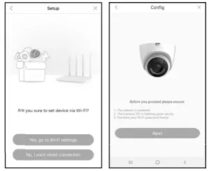 NAPCO ISV2 DOME WIFI HD Indoor Outdoor 720p Mini Dome - QR code located 6