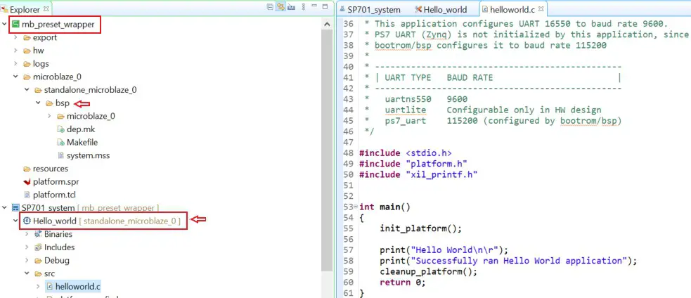 XILINX MicroBlaze Soft Processor Core System- SOFTWARE DEVELOPMENT