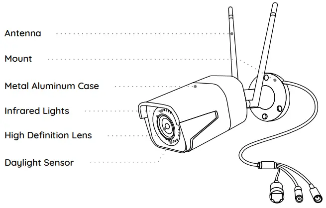 reolink RLC-410 4MP WiFi IP Camera - Camera Introduction1