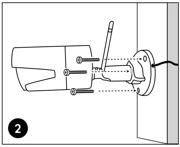 reolink RLC-410 4MP WiFi IP Camera - Mount3