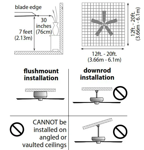 CRAFTMADE PPH52 Pro Plus Hugger 52 Inch- Installation