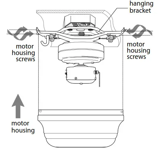 CRAFTMADE PPH52 Pro Plus Hugger 52 Inch- Motor Housing