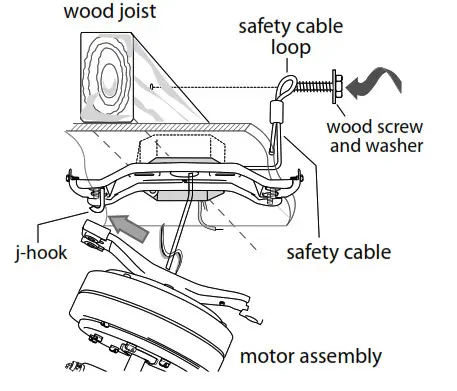 CRAFTMADE PPH52 Pro Plus Hugger 52 Inch- Preparation for Wiring