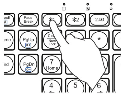 Dongguan Space Key Electronic Technology KG660 Keyboard - bluetooth