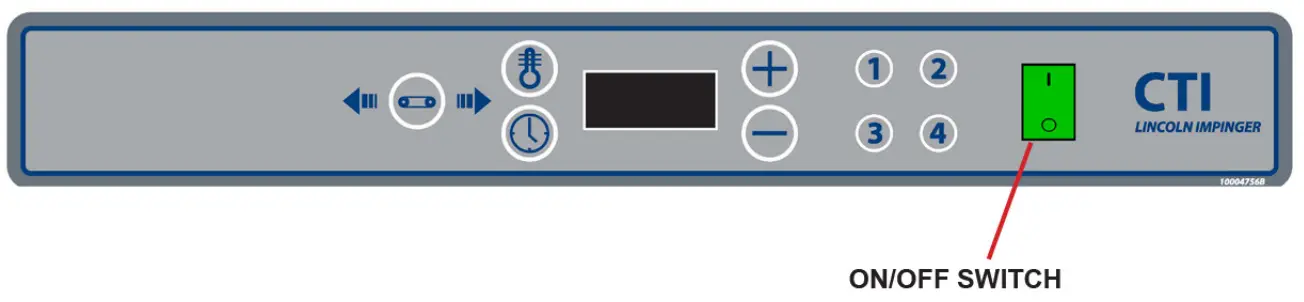 LINCOLN Digital Countertop Impinger Conveyor Oven Series 2500Digital-SHUTDOWN