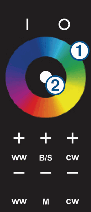 FUSION MS CRGBWRC LED Remote Control - Remote Control