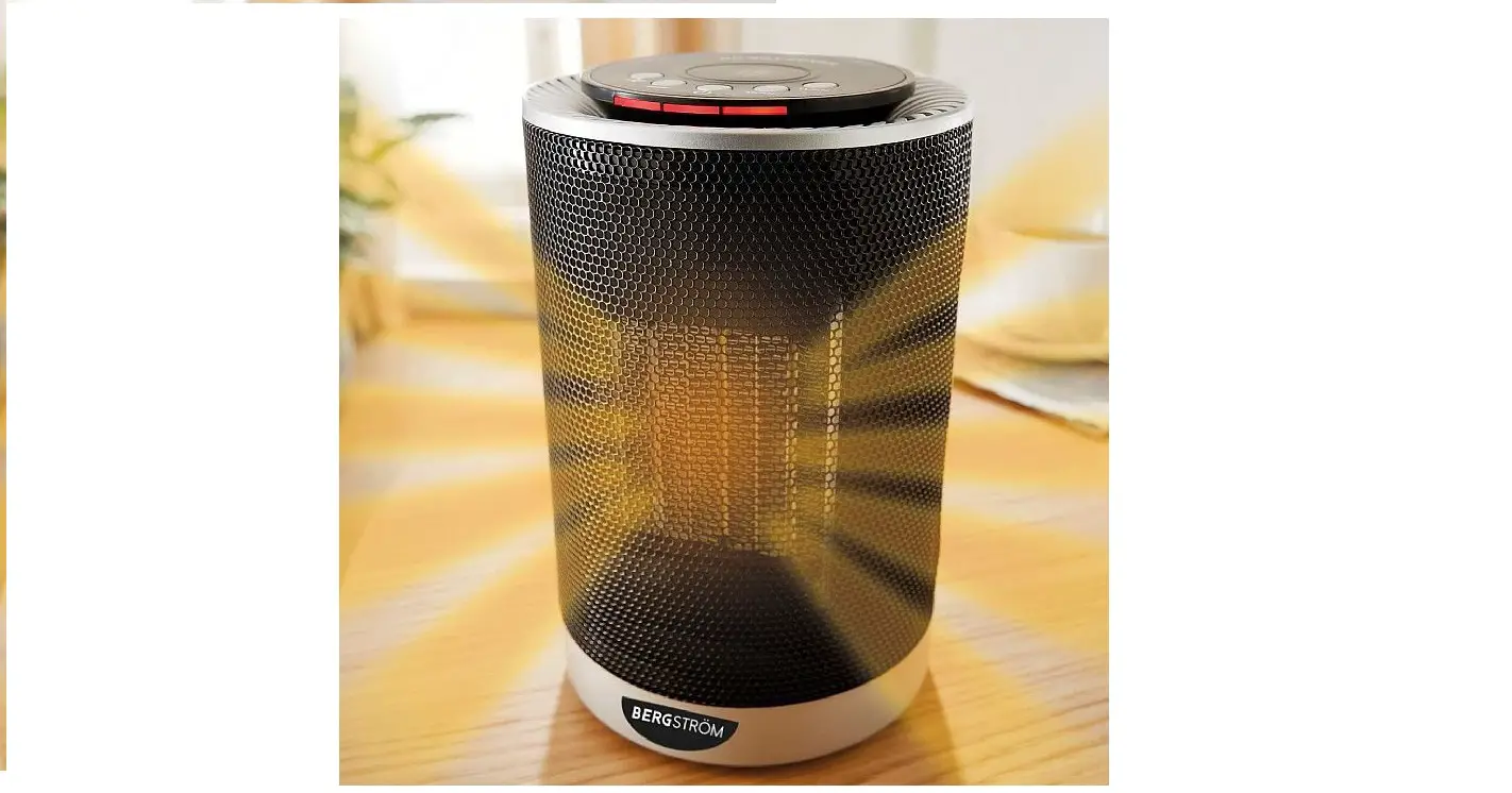 Bergstorm H616 1200w Compact Oscillating Ceramic Fan Heater Instructions