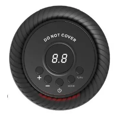 BERGSTORM H616 1200W Compact Oscillating Ceramic Fan Heater fig 3