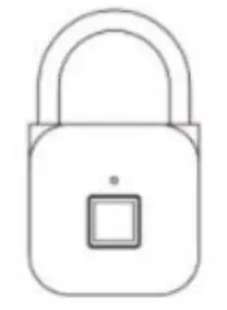 Locks 8582605 Smart Fingerprint Padlock
